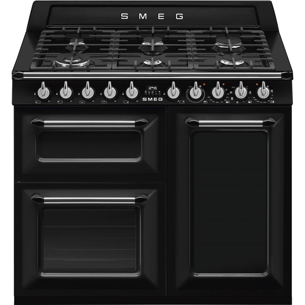 SMEG_MDA SMEG varné centrum TR103, 100 x 60 cm, plynová varná deska, 3 trouby, objem 61 l