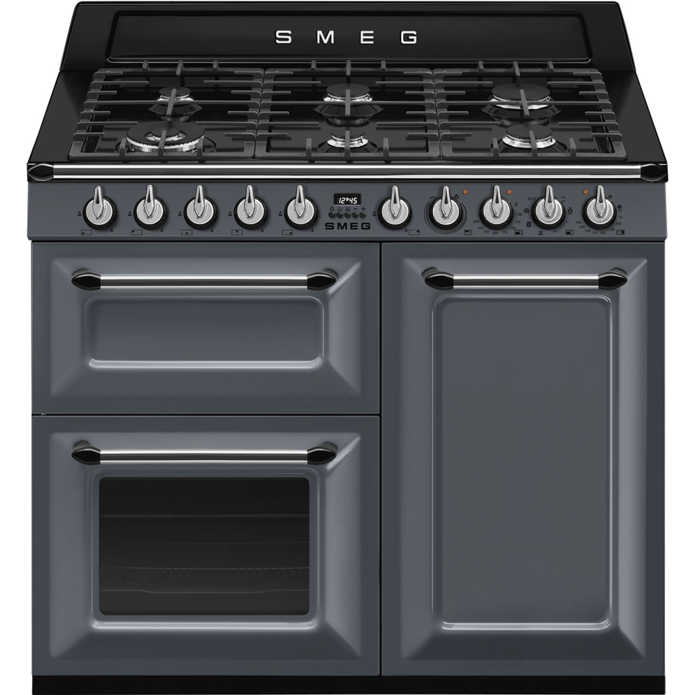 SMEG_MDA SMEG varné centrum TR103, 100 x 60 cm, plynová varná deska, 3 trouby, objem 61 l