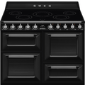 SMEG_MDA SMEG varné centrum, 110 x 60 cm, indukční varná deska, 3 trouby, objem 61/61 l