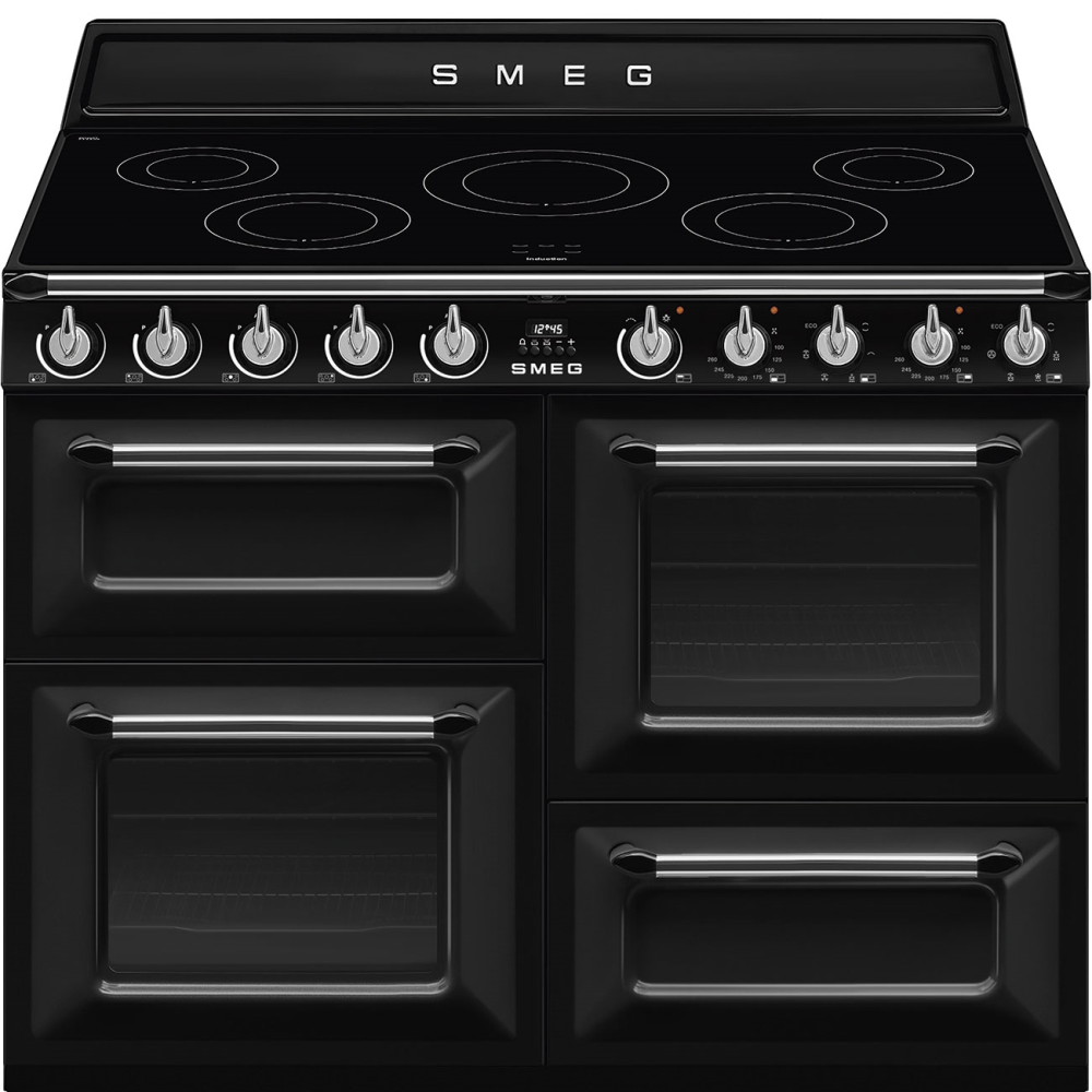 SMEG_MDA SMEG varné centrum, 110 x 60 cm, indukční varná deska, 3 trouby, objem 61/61 l