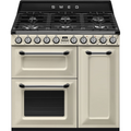 SMEG_MDA SMEG varné centrum TR93, 90 x 60 cm, plynová varná deska, 3 trouby, objem 61/62 l