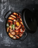 SKEPPSHULT Oválný kastrol 4l s litinovým víkem