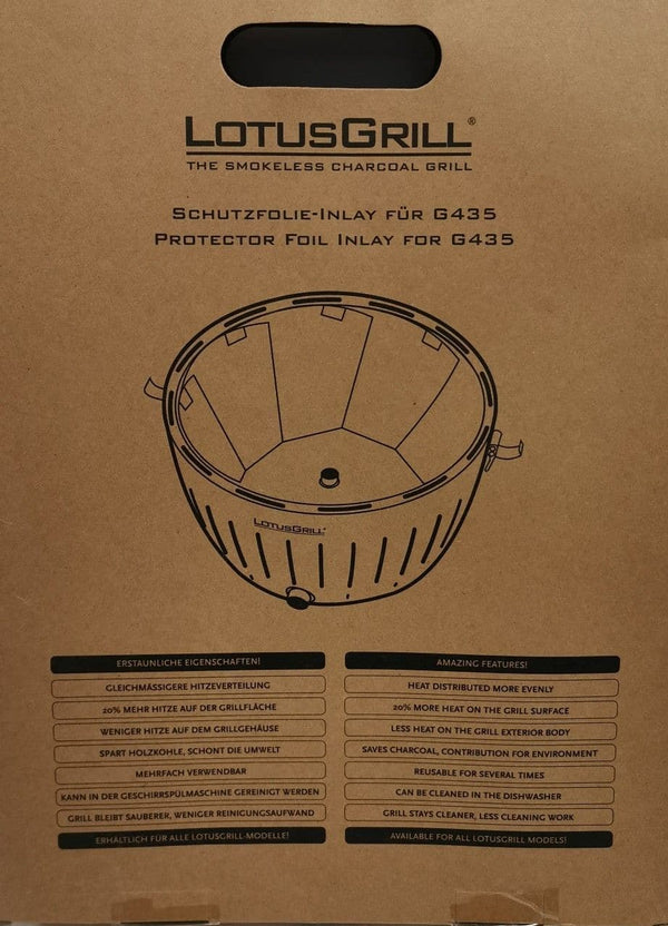 Ochranná hliníková folie pro LotusGrill XL